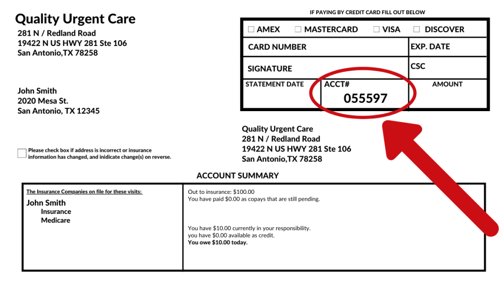 Pay Urgent Care Bill