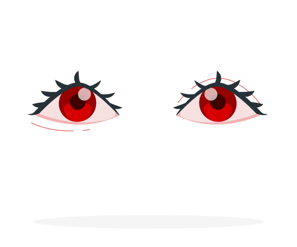 Human eyes